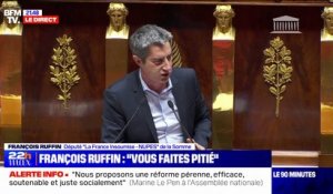 "Vous faites pitié": François Ruffin s'adresse au gouvernement et à la majorité
