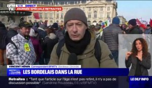 Retraites: une mobilisation un peu moins forte que la précédente attendue à Bordeaux