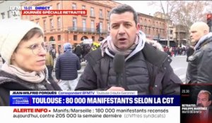 Toulouse: 80.000 manifestants ont défilé ce mardi selon la CGT