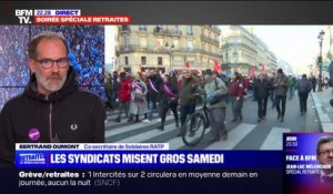 Bertrand Dumont (Solidaires-RATP): "S'ils continuent à faire la sourde oreille, il faudra aller sur le blocage de l'économie"