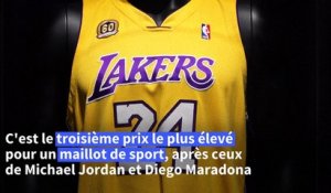 Un maillot de Kobe Bryant vendu aux enchères 5,8 millions de dollars