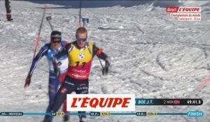 Boe en or sur l'individuel, Fillon Maillet au pied du podium - Biathlon - Mondiaux (H)