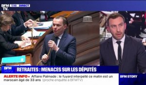 Julien Dive: "Je suis parti pour voter contre l'article 7" sur l'âge de départ à la retraite