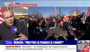 Laurent Berger, secrétaire général de la CFDT: "Les menaces c'est inacceptable dans une démocratie"