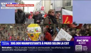 Réforme des retraites: la CGT annonce 300.000 manifestants à Paris