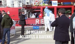 Italie : quatre-vingt-quatre migrants accueillis à Ravenne
