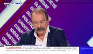 Philippe Martinez à propos de sa succession: "L'idée qu'une femme puisse diriger la CGT n'est plus un problème, il était temps"