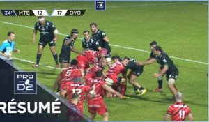 PRO D2 - Résumé US Montauban-Oyonnax Rugby: 21-34 - J21 - Saison 2022/2023