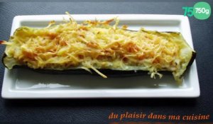 Courgettes farcies au yaourt