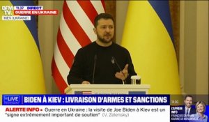 Ukraine: Zelensky évoque "des négociations très fructueuses" avec Biden
