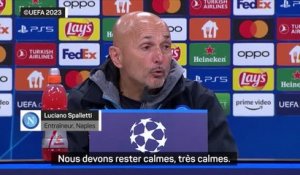 8es - Spalletti : "Nous devons rester calmes"