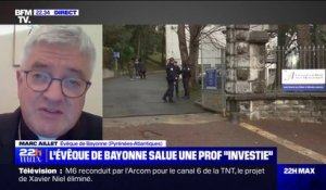 Enseignante poignardée: "J'ai vu une communauté éducative très rassemblée" déclare l'évêque de Bayonne