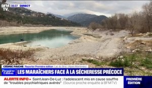 Dans les Alpes-Maritimes, le niveau inquiétant du lac de Broc à cause de la sécheresse