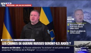 Andriy Kostin, procureur général d'Ukraine: "Vu l’ampleur et la quantité des crimes de guerre sur notre territoire, ils peuvent être considérés comme des crimes contre l’humanité"