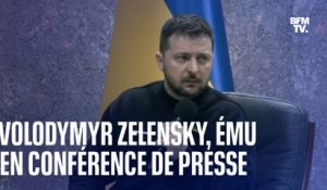 Un an de guerre en Ukraine: Volodymyr Zelensky, ému aux larmes lors d'une conférence de presse