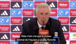 23e j. - Ancelotti invoque une fatigue mentale : “C’est normal, c’est le 17e match en 50 jours”