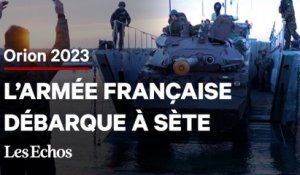 L’armée française débarque sur le littoral de Sète pour des exercices