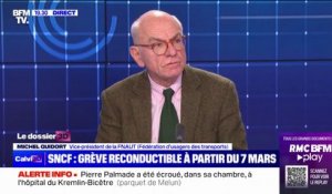 SNCF: pour Michel Quidort (Fnaut), "la grève reconductible est génératrice d'incertitude et de stress pour les usagers"