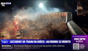 Accident de trains en Grèce: 150 pompiers et 40 ambulances ont été mobilisés, selon les secours