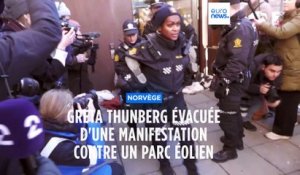 Norvège : Greta Thunberg délogée par la police lors d'une manifestation