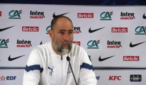 La conférence de presse d'Igor Tudor après l'élimination de l'OM en coupe de France