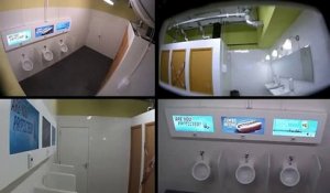 LG IPS display Hot Girls Bathroom prank (video) Stage Fright