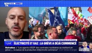 Fabrice Coudour, CGT Mines et Énergie, sur la grève dans les centrales: "Ce n'est que le tour de chauffe"