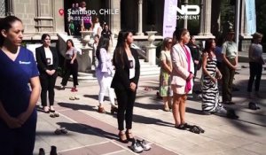 Manifestation au Chili pour dénoncer les violences faites aux femmes