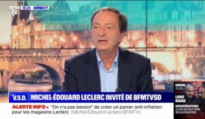 Michel-Édouard Leclerc: "On va démarrer ce nouveau cycle de vente avec 10% d'inflation sur l'alimentaire"