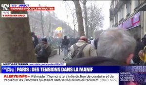 Retraites: 11 interpellations en marge de la manifestation parisienne contre la réforme selon la préfecture de police