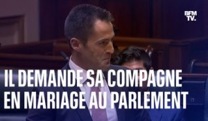 Un député australien demande sa compagne en mariage au Parlement