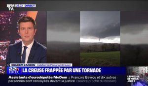 "Je voyais des tuiles survoler la maison": le témoignage d'un habitant de Pontarion, une commune de la Creuse touchée par une tornade