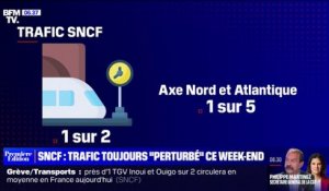 Grèves: un TGV sur deux circulera ce week-end
