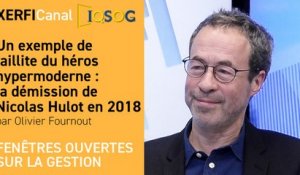 Un exemple de faillite du héros hypermoderne : la démission de Nicolas Hulot en 2018 [Olivier Fournout]