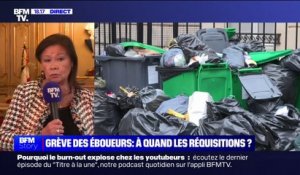 Grève des éboueurs: "La pénibilité de leur travail, il faut le comprendre", affirme Jeanne d'Hauteserre, maire Les Républicains du 8e arrondissement de Paris