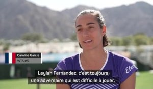 Indian Wells - Garcia : "Fernandez, toujours une adversaire difficile à jouer"