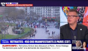 Retraites: pour Cyril Chabanier (CFTC), "après le 47.1 à l'Assemblée et le 44.2 au Sénat", le texte "n'aurait plus de poids démocratique" avec un 49.3