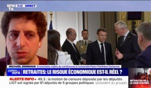 Pour l'économiste Michaël Zemmour, Emmanuel Macron tient "un discours de dramatisation qui n'a rien à voir avec les enjeux" de la réforme des retraites