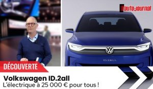 Volkswagen ID.2all : l'électrique à 25 000 € pour TOUS !
