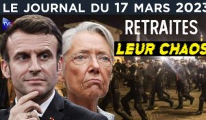 Macron-Borne : les maîtres du chaos - JT du vendredi 17 mars 2023