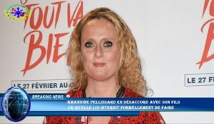 Amandine Pellissard en désaccord avec son fils  ce qu'elle lui interdit formellement de faire