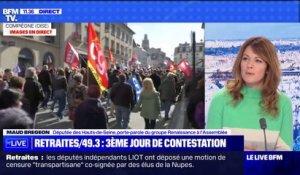 Maud Bregeon (Renaissance):  "L'utilisation de ce 49.3 a été dure pour tout le monde"