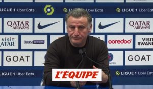 Galtier : « Ce match ne doit pas tout remettre en cause » - Foot - PSG