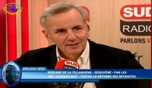 Bernard de la Villardière « désespéré » par les  qui « pleurnichent » contre la réforme des retraite