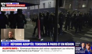 Le maire PS de Paris Centre demande aux manifestants "que leur colère s'exprime d'une autre manière"