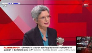 Sandrine Rousseau: "Le gouvernement fuit la démocratie avec le 49.3"