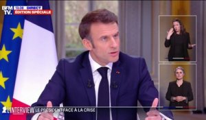 Emmanuel Macron: "Je regrette qu'aucune des forces syndicales n'ait proposé un compromis"