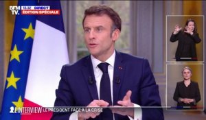 Emmanuel Macron: "On doit gagner la bataille pour la sobriété en matière d'eau"