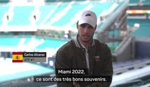 Miami - Alcaraz : "Des souvenirs merveilleux"