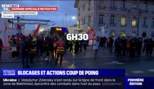 Retraites: les blocages et actions coups de poings se multiplient partout en France